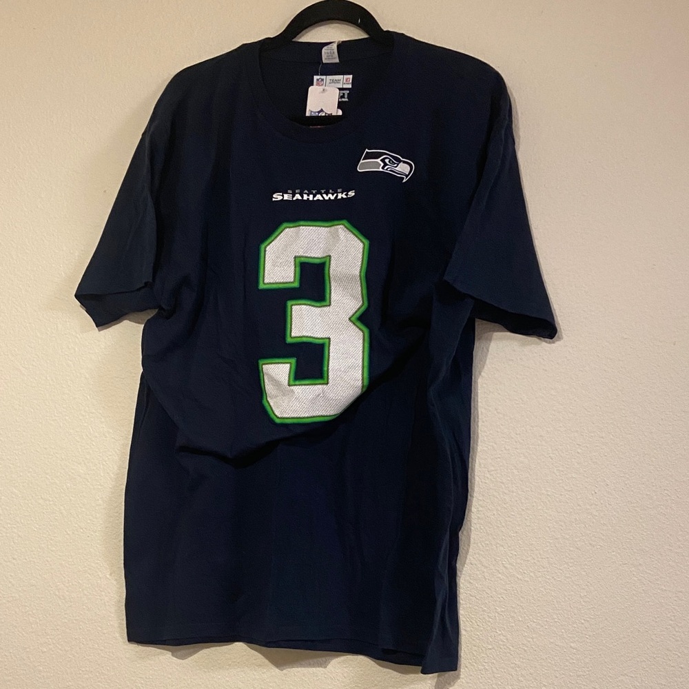 NFL Seattle Seahawks Navy and Green Jersey